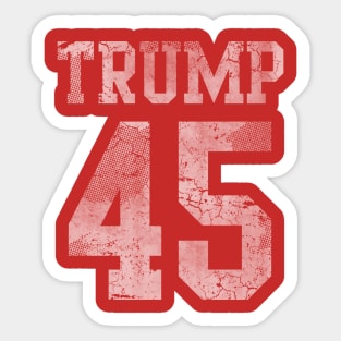 Trump 45th President inauguration Sticker